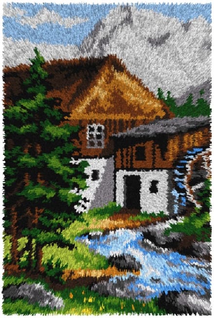 KNOOPKLEED ORCHIDEA - WATERMOLEN - 50 x 75 cm