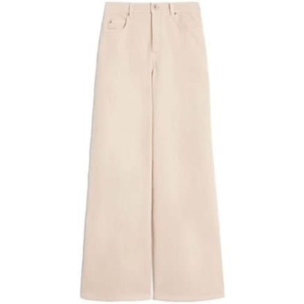 Regular fit wide leg jeans uit Katoenmix Model 'MEDINA'
