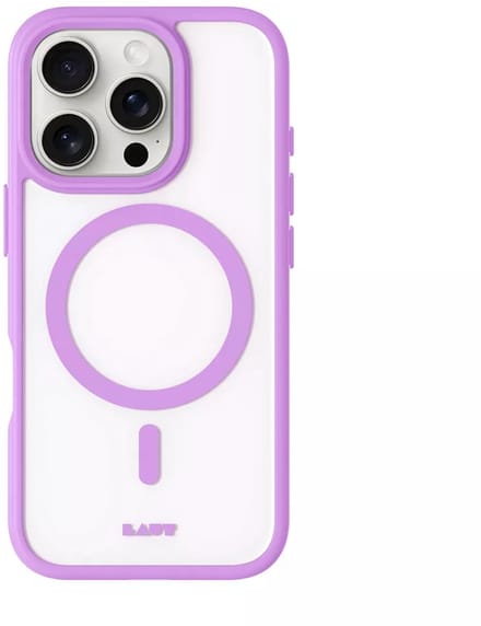 Laut Huex Protect – iPhone 16 Pro Hoesje – Bright Pink