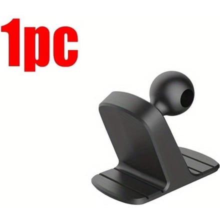 1 stuks Montage Accessoire Kleefmontage Bureau Dashboard Sticker Basis 1pc zwart