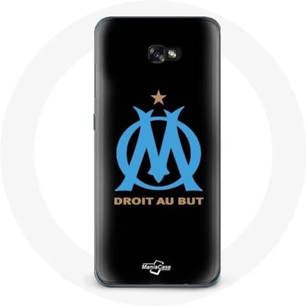Case voor Samsung Galaxy A3 2017 Marseille Olympisch logo zwarte achtergrond