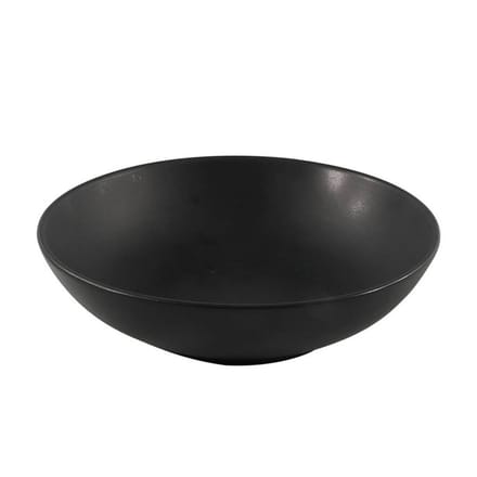 Bord diep 20,5cm mat zwart