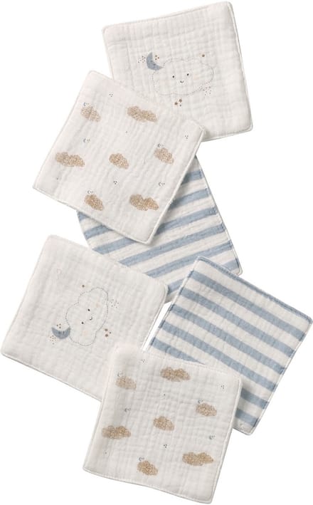 Vertbaudet Set van 6 washandjes