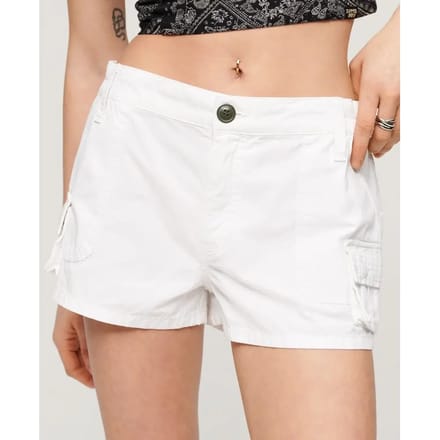 Superdry Vintage Utility Cargo Shorts Beige XS Vrouw