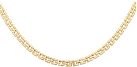 Glow 102.8330.43 Dames Schakelketting Pantera 4,3 mm 43 cm Goudkleurig