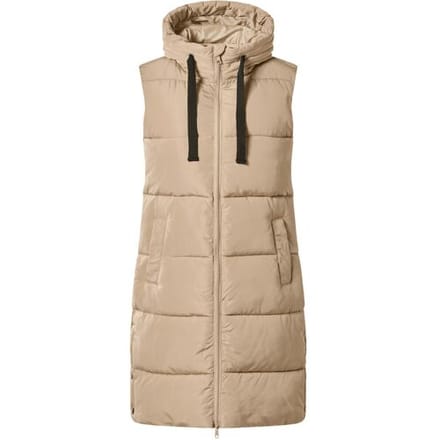 ESMARA Lange dames bodywarmer (Beige, L (44/46))