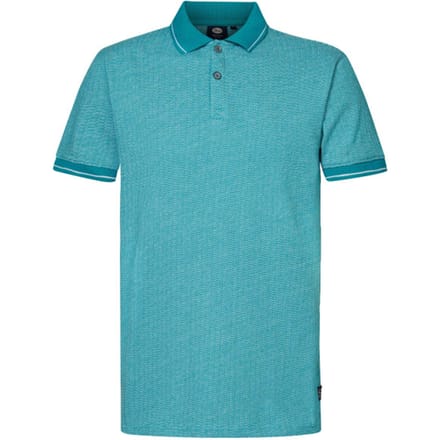 Petrol Industries Heren polo m-1040-pol959 5181 blue green