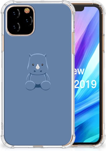 Back Cover voor Apple iPhone 11 Pro Stevig Bumper Hoesje Baby Rhino