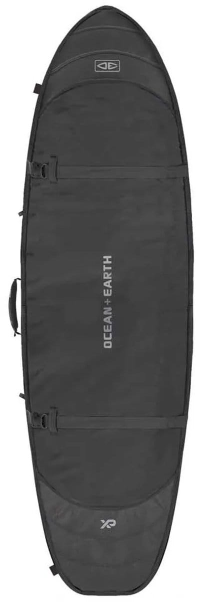 Ocean & Earth Double Coffin Hypa Fish Shortboard 7´6´´ Surfboardhoes Zwart