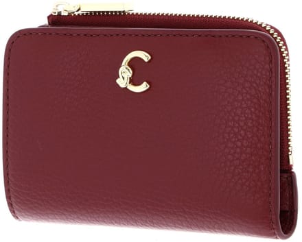COCCINELLE Leren portemonnee C-Me Wallet Ribes (rood)paars