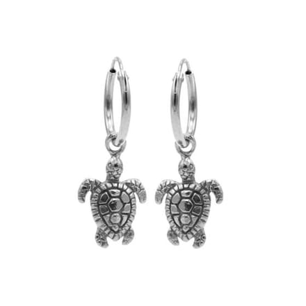 Karma Symbols oorbel M1200 Turtle Goud