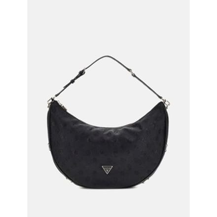 GUESS schoudertas Cresidia Hobo Black zwart