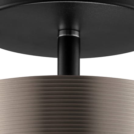 Brilliant LED uplighter Axion, zwart/bruin, Ø 15 cm, Memory, CCT
