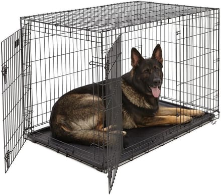 Parya Pets - Honden Bench - Opvouwbaar - Zwart - XXL - 121 x 74 x 81 cm