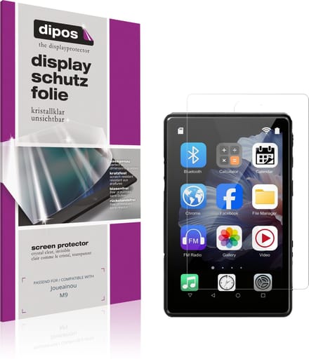 dipos – 4x Beschermfolie geschikt voor Joueainou M9 | Krasbestendige & heldere Screenprotector Ultra-Thin