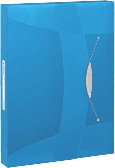 Esselte VIVIDA documentenbox, transparant Blauw