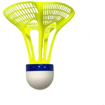 Winddichte Badminton Shuttlecock Bal Windweerstand Training Accessoires Buitensport Meerkleurige Nylon Shuttlecock Bal geel