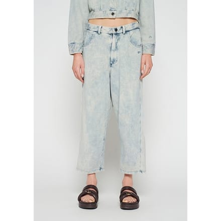 10DAYS Washed Pants Fleece Größe: S | Straight Jeans Outlet | Damen