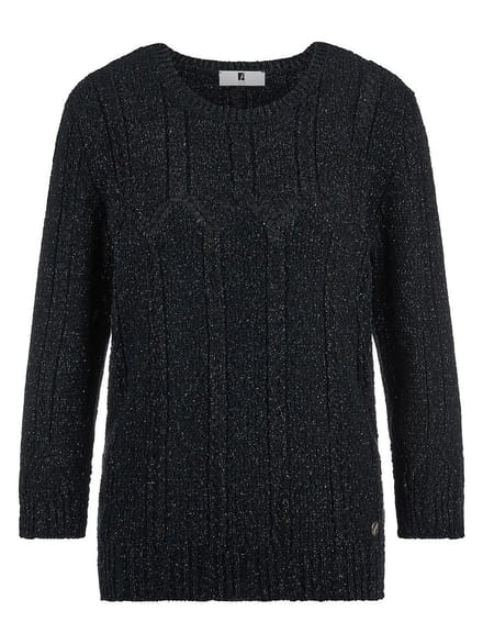 Trui een ronde hals Van Emilia Lay blauw