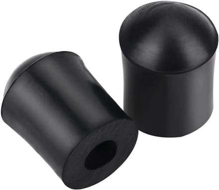 Set van 2 dubbele contrabas spikes, anti-slip bar pads, top stopper en rubberen eindstopper voor optimale stabiliteit