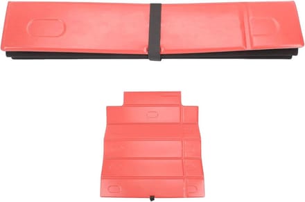 Honden Looptrap - Hondenhelling Auto - Veilig Instappen - Antislip Textuur - 55 x 12 x 7 cm - Rood