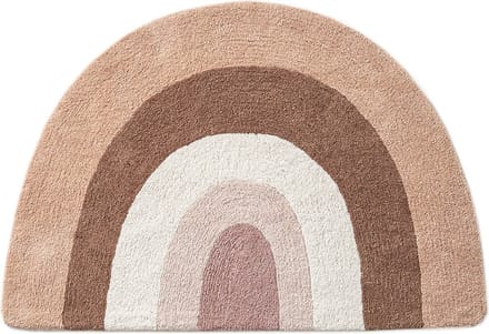 Petite Amélie Kindervloerkleed Regenboog - 100% Katoen - Roze