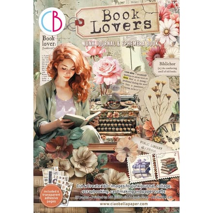 Junk Journal & Ephemera Book "Book Lovers"