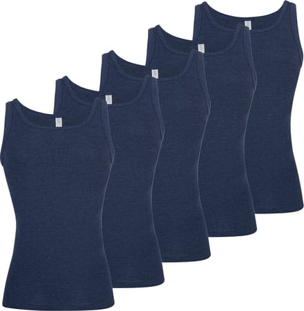 ESGE Heren onderhemd 5 pack - Fijnrib Jeans