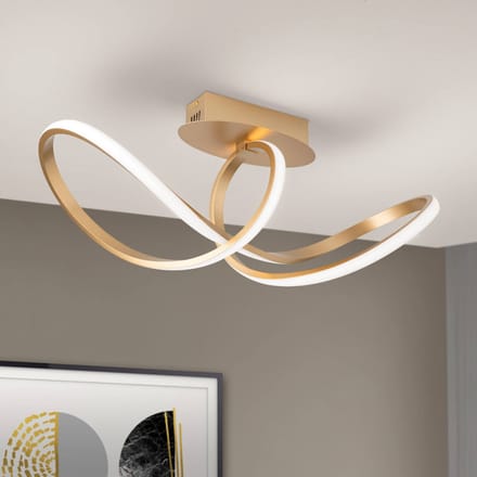 ORION LED plafondlamp Circus, 3.000 K, messing
