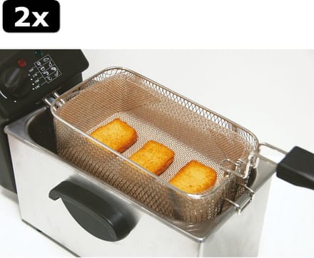 2x Nostik Friteusefilter voor Bakmandje 25x34cm