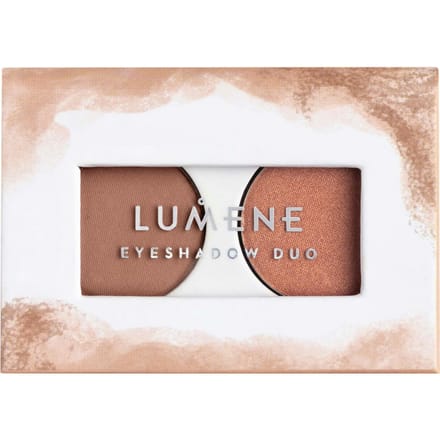 Lumene Bright Eyes Eyeshadow Duo 04 Fresh Autumn 3 g