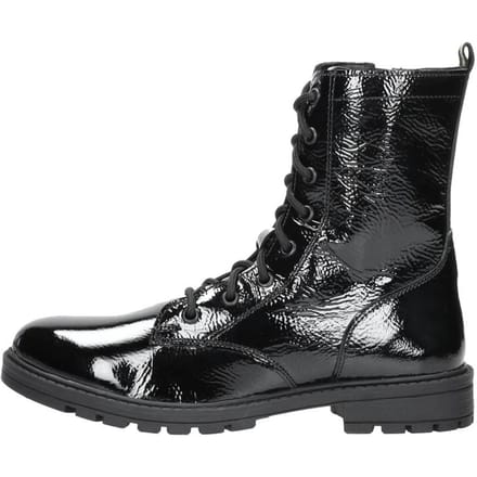 SUB55 Veterschoen hoog Veterschoen hoog - Zwart lak - Maat 33