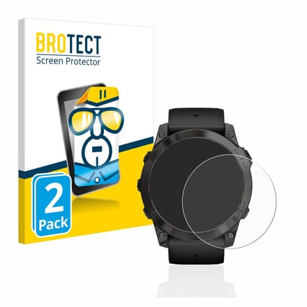 BROTECT - Screenprotector voor Garmin Epix Pro (Gen 2) (51 mm) - Folie Beschermfolie transparant 2 Stuks