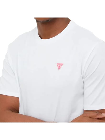 Guess Klassisches Logo Dreieck T-shirt voor heren