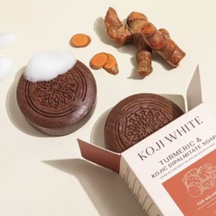 Koji White - Turmeric & Kojic Acid Dipalmitate Soap 80g x 2
