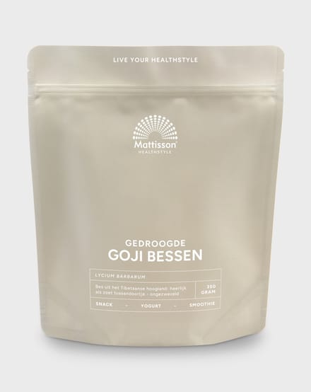 Mattisson - Goji Bessen Gedroogd - Antioxidanten - Bron van Vitamine C - 350 Gram