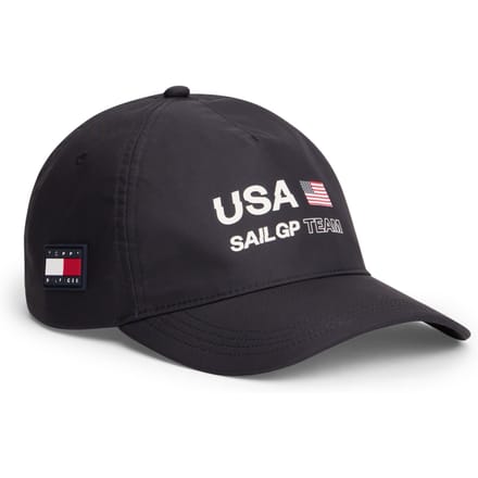 Tommy Hilfiger Unisex Us Sailgp Soft 6 Panel Cap Black Größe: OS | Hüte Outlet | Unisex | Schwarz