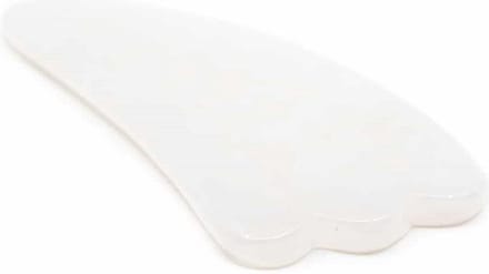 Guasha Schraper Witte Jade Wolk