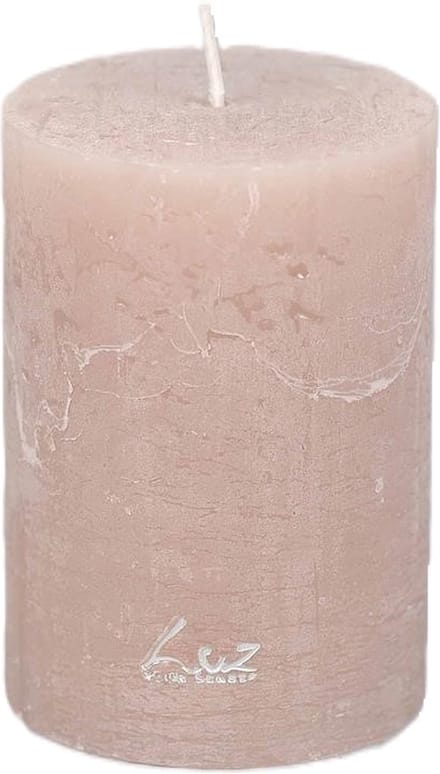 Rasteli Luz Your Senses Stomp Kaars Crème-Portobello D 7 cm H 10 cm Voordeelaanbod Per 2 Stuks