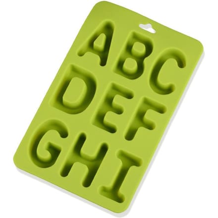 1/26 Grote Engelse Letters Siliconen Chocoladevorm Taartdecoratietools Bakvorm Koekjesaccessoires Keuken yellow