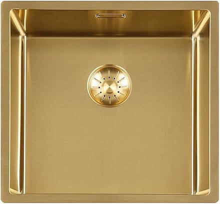 Lorreine spoelbak 40 SP 40x40cm gold