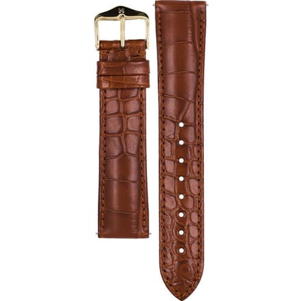 Hirsch 10200779-1-18 Genuine Alligator Horlogeband
