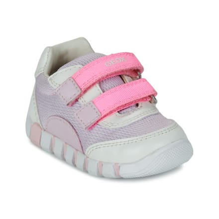 GEOX IUPIDOO PEUTER Sneakers - WIT/LILA - Maat 18