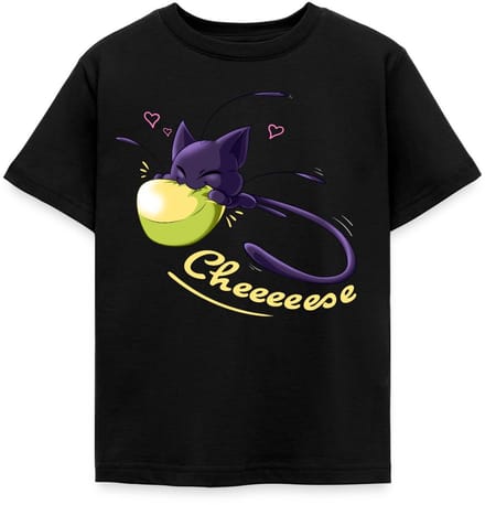 Miraculous Plagg Houdt Van Kaas Camembert T-Shirt Kinderen