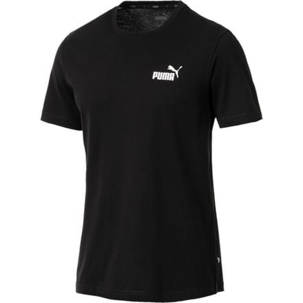 PUMA - ESS Small Logo Tee - Cotton Black - Mannen - Maat M