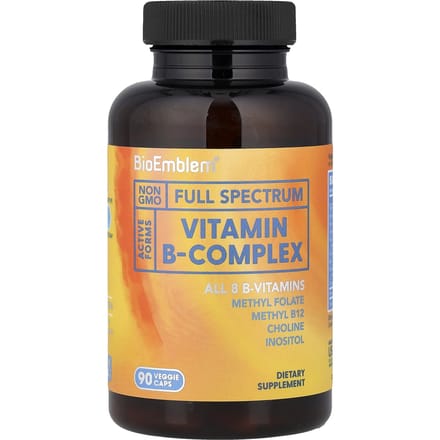 BioEmblem, Vitamine B-complex, 90 vegetarische capsules