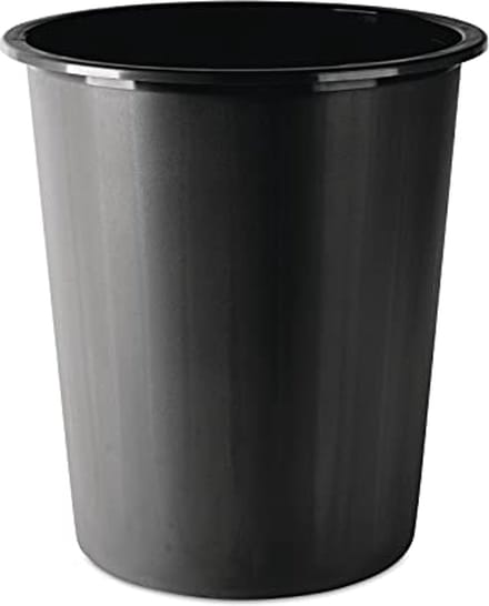 Prullenbak 14 Liter Zwart - Eco-vriendelijk en Esthetisch Design