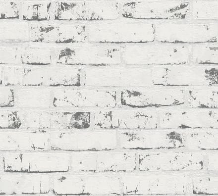 A.S. Création behang steen grijs en beige - AS-907837 - 53 cm x 10,05 m