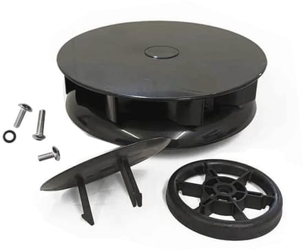 Draaibare dakventilator met laag profiel voor bus, camper, caravan en boot