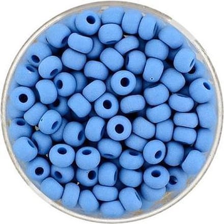 9391-054 Rocailles middelblauw mat 4.5mm